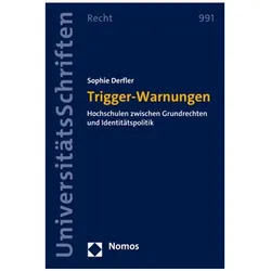 Trigger-Warnungen, Fachbücher von Sophie Derfler