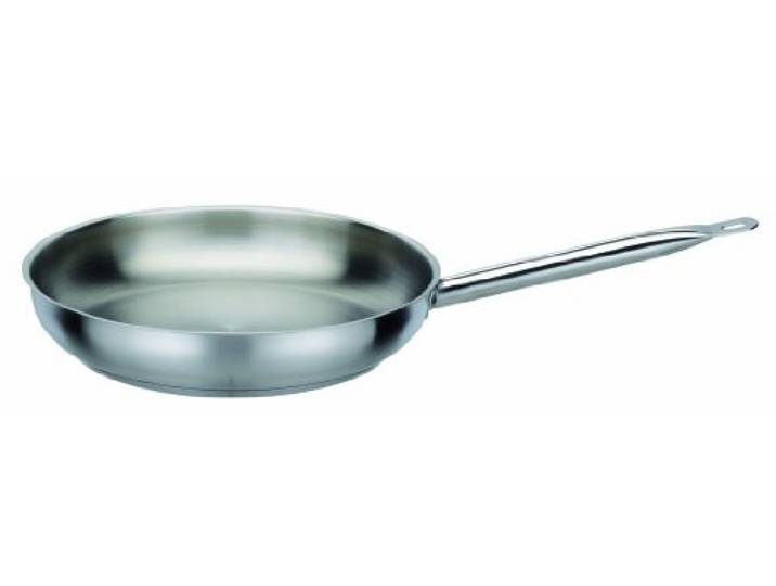 GSW 975322 GastroTraditionell Le Chef Bratpfanne mit Edelstahlgriff - 32cm, Silber