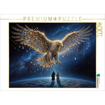 CALVENDO Puzzle Die Göttliche Komödie - Paradiso 18. Gesang: Gerechtigkeit im Himmel des Jupiter | 1000 Teile Lege-Größe 64x48cm Foto-Puzzle für