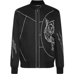 PLEIN SPORT Bomberjacke TIGER, Größe XL in Schwarz 02
