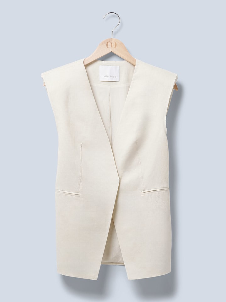 LeGer Weste "Frej" in Creme - 38