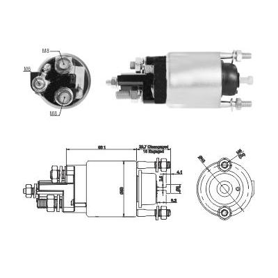MEAT & DORIA Magnetschalter, Starter 46291