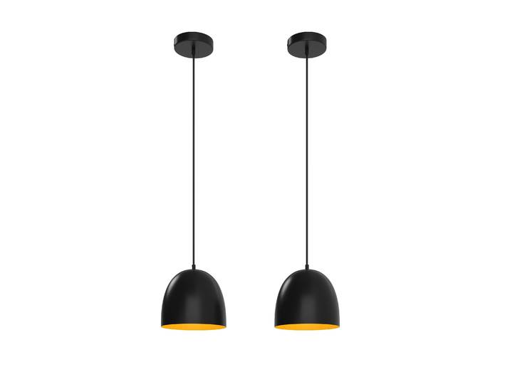 Hängelampe STEM 2er Set schwarz/gold