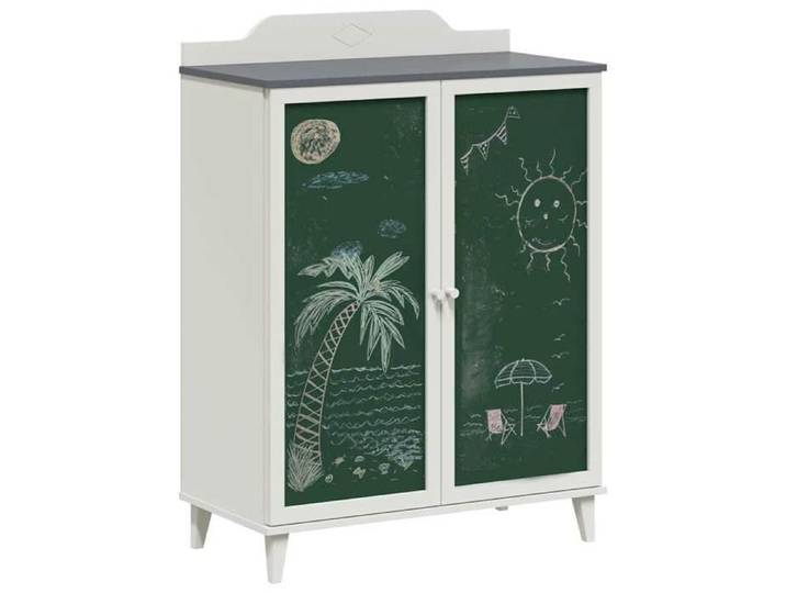 Buffet - - Enfilade - Bois ingénierie - Noir - 2 portes - 80x40x110 cm 692ryx61u