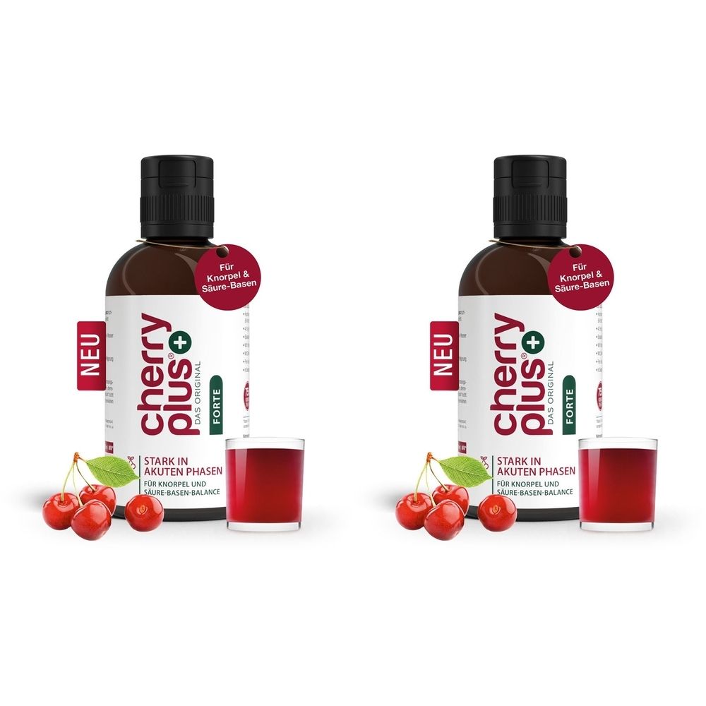 Cherry Plus Forte Liquid Polyphenole Vit.C Zink 2x 2x200 ml Konzentrat
