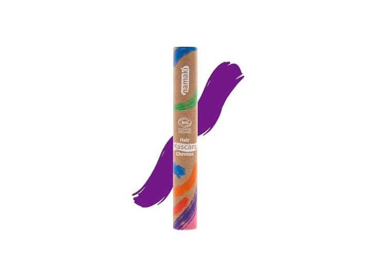lila haarverf masker