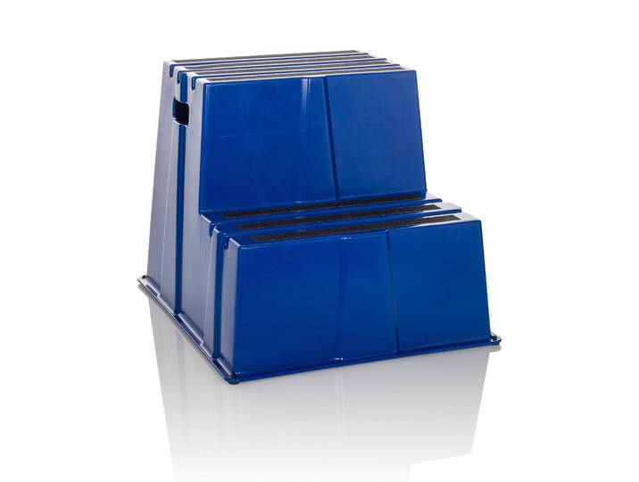 Tabouret Marchepied / Marchepied Tio-e2 Plastique Bleu Hjh Office