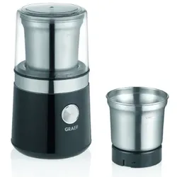 Graef CM 102 Kaffeemühle 200 W Schwarz, Silber