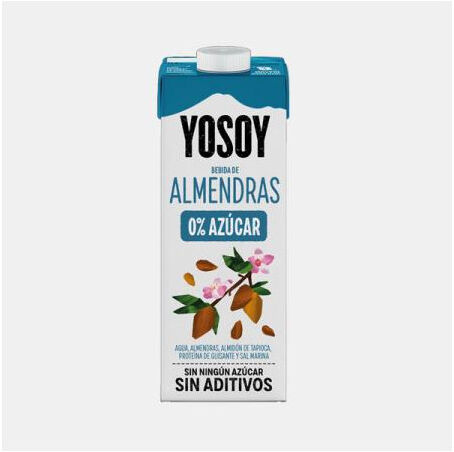 YOSOY BEBIDA DE AMENDOA S/ ACUCAR 1Lt