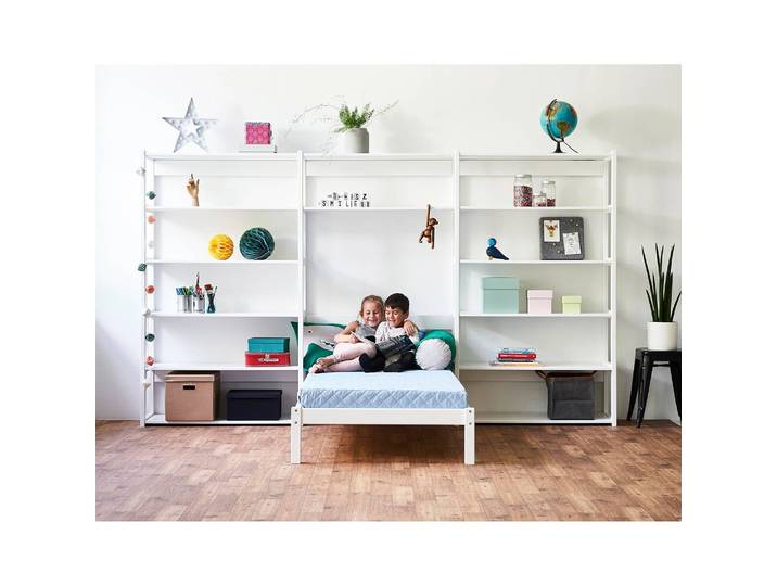 Étagère avec lit III 312cm Blanc