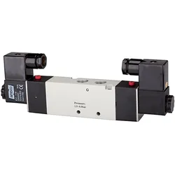 Riegler, Zubehör Maschine, 5/3-Wegeventil elektropn. Mitte geschl. G1/8 230V 50Hz 400l/min
