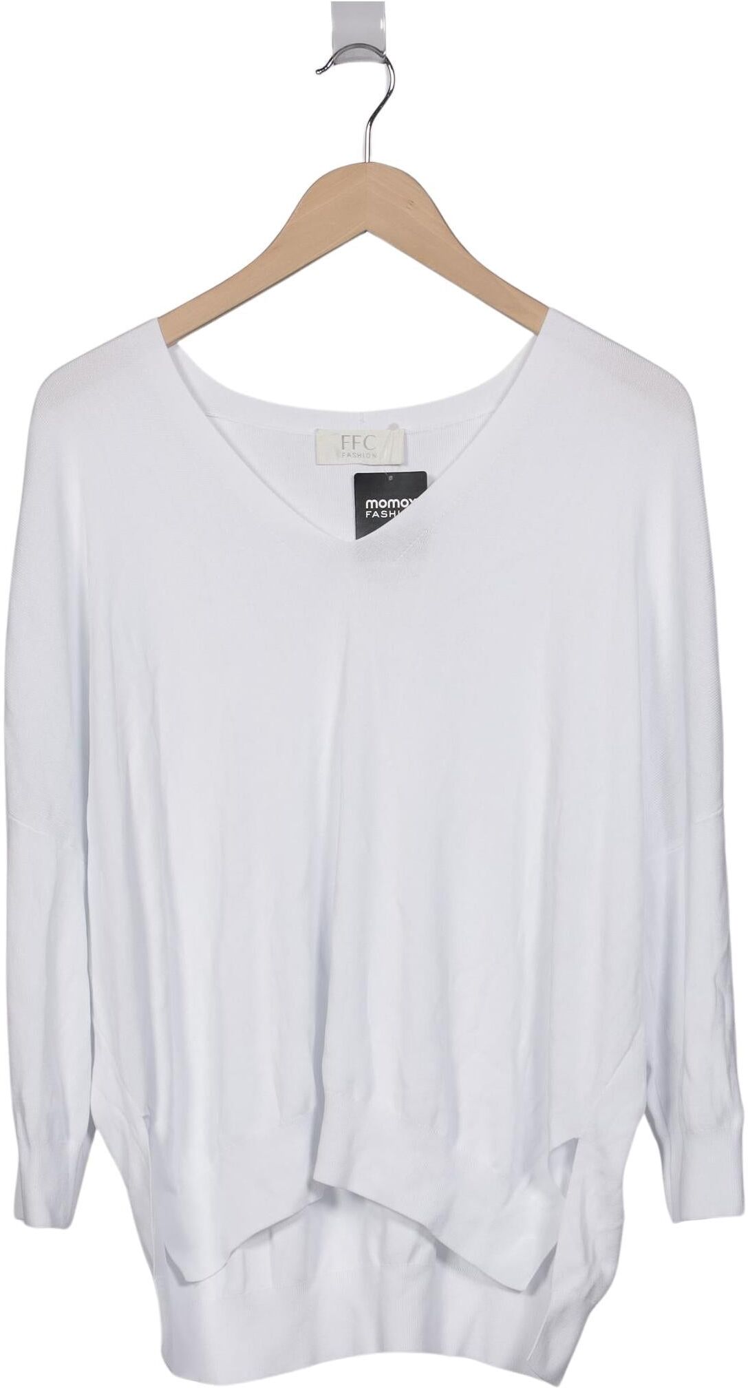 FFC Damen Pullover, Weiß, Gr. L, Viskose / Synthetik - Second Hand