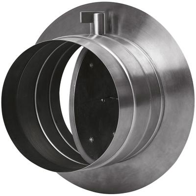 Kamindurchführung JUSTUS, silber (silberfarben), Edelstahl, Wanddurchführungen, für externe Luftzufuhr, Ø 10 mm