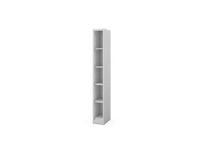 Étagère métallique étroite d'archivage pour documents grise : TIM 250 x 1950 x 400 mm