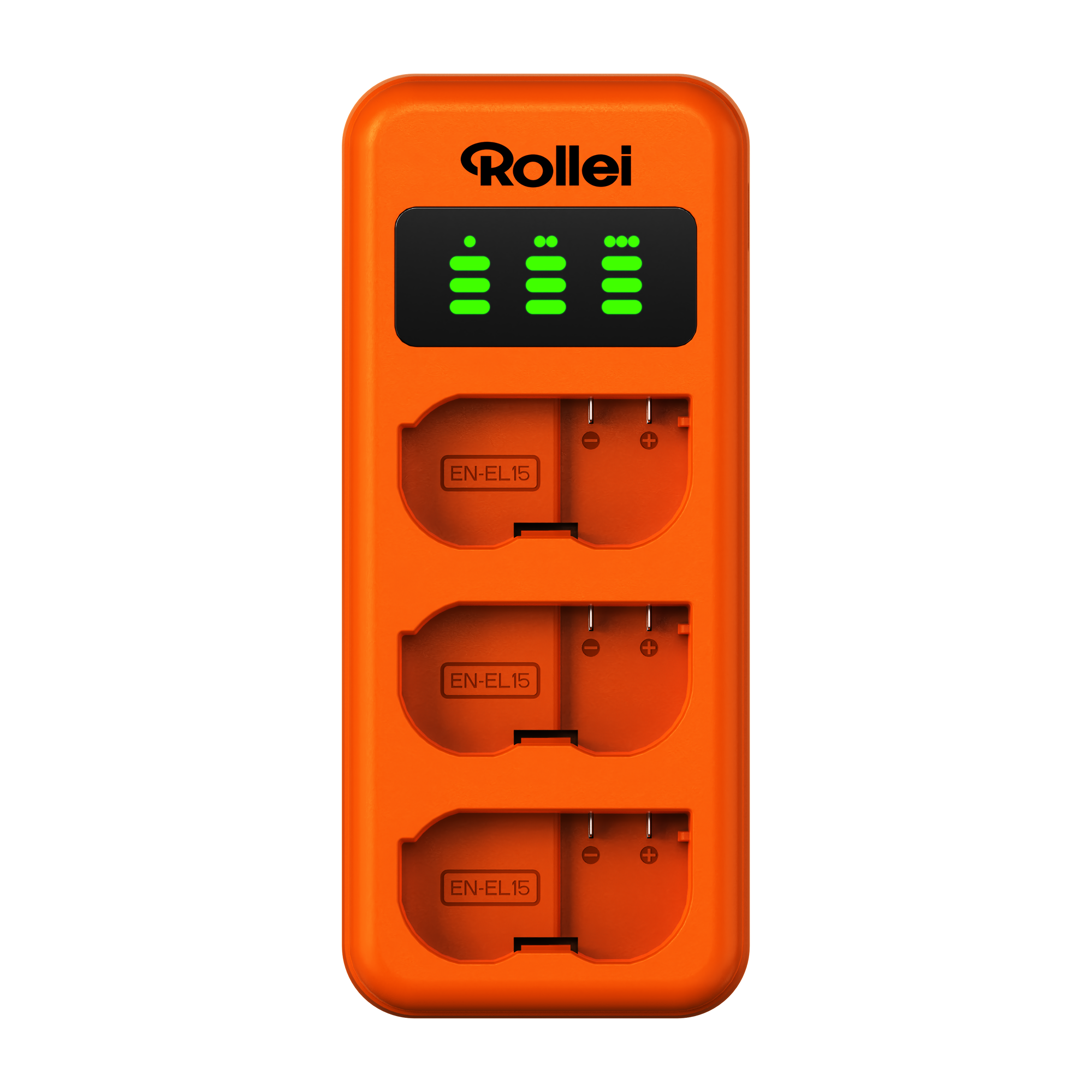 Rollei Ladegerät mit USB-C | 3-fach-Schnellladung 20064