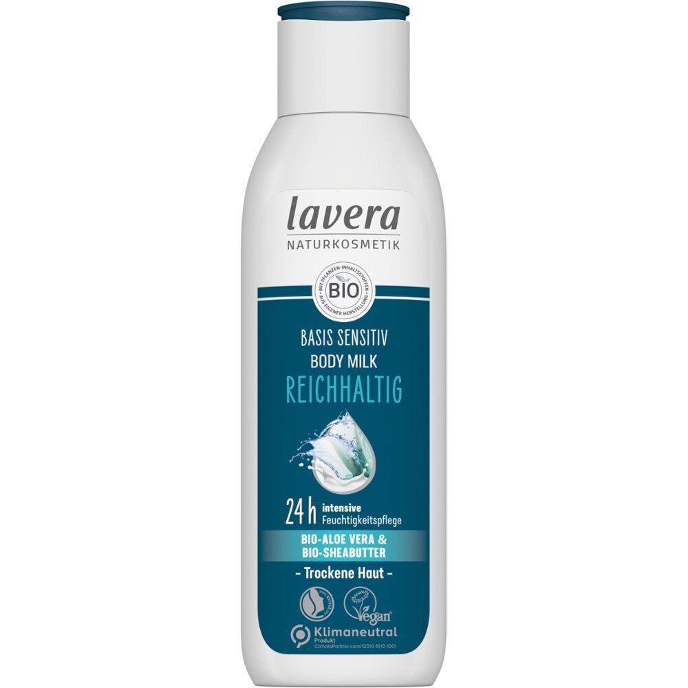 Lavera basis sensitiv Bodymilk reichhaltig dt 250 ml Milch