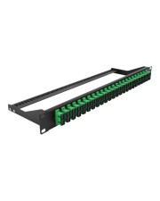 Delock 19? LWL Patchpanel 24 Port SC Duplex grün Glasfaser 24-Port SC-Stecker (43393)