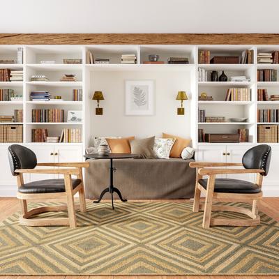 Nuloom Dogwood Tiled Jute Area Rug