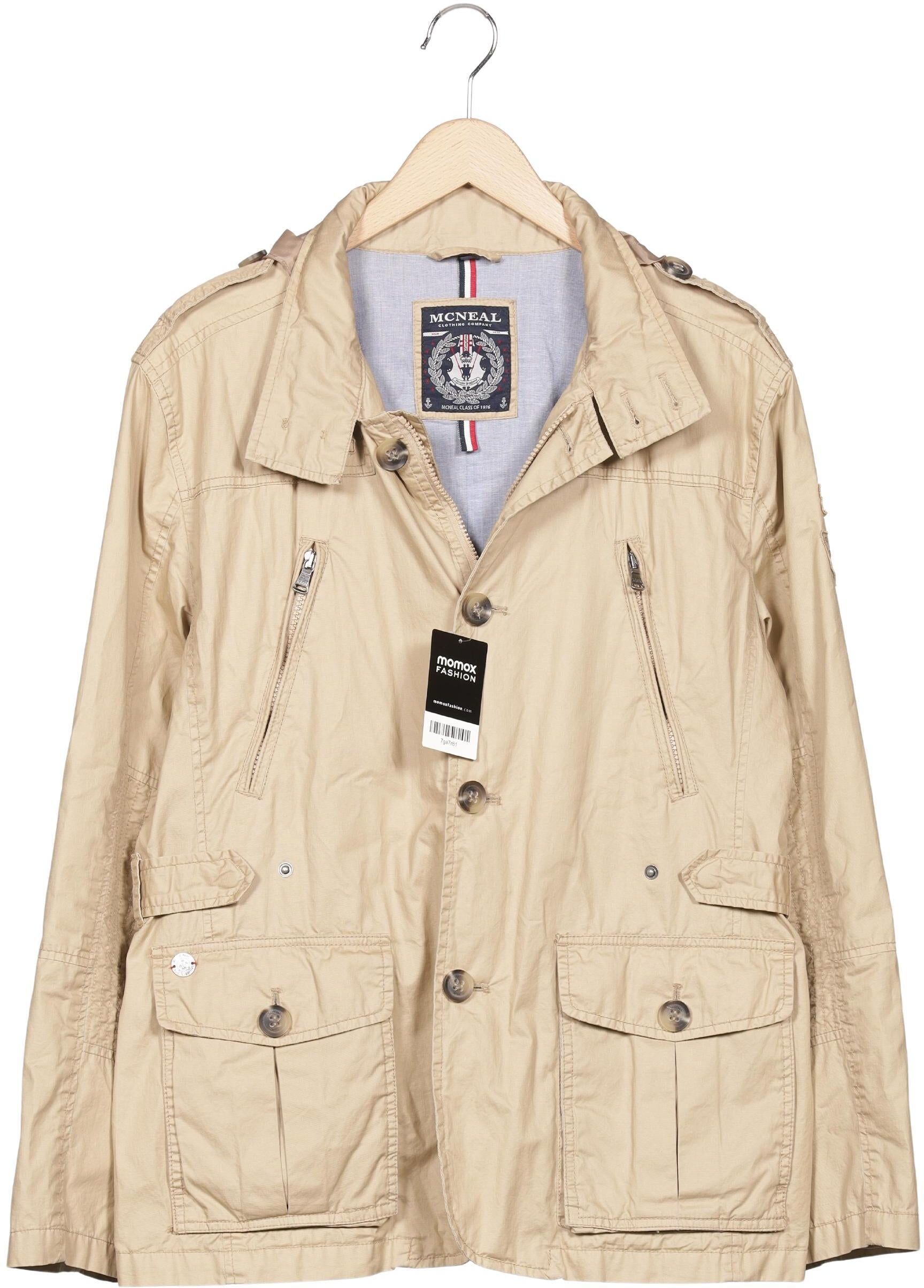 McNeal Herren Jacke, Beige, Gr. M, Baumwolle - Second Hand