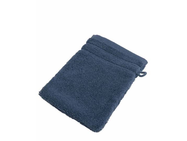 Waschhandschuh WEWO FASHION 9518W , blau (jeans), B:16cm L:21cm, Frottee, Waschlappen, Waschhandschuh, saugstark