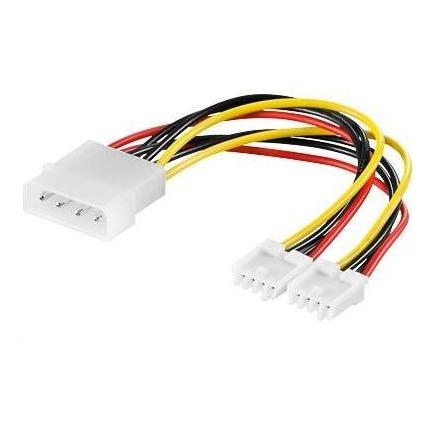 PremiumCord Stromkabel HDD, FDD 5,25""-2x3,5 (kn-3)