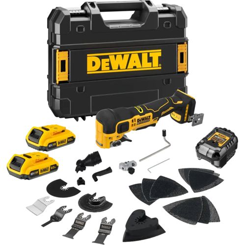 DeWalt DCS358D2-QW Akku-Multi-Tool, 18V/2Ah