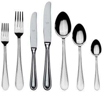 Mepra Norma Flatware Set - 42 Pieces - Stainless Steel