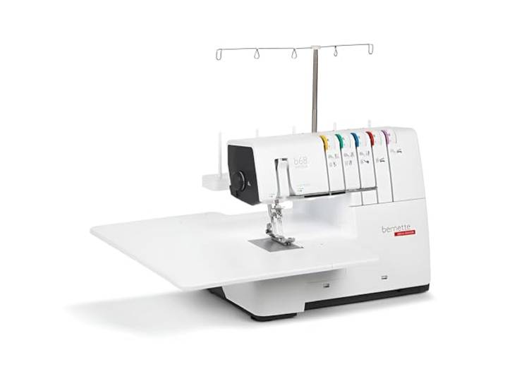 Bernette b68 surjeteuse et point de couverture filetage automatique
