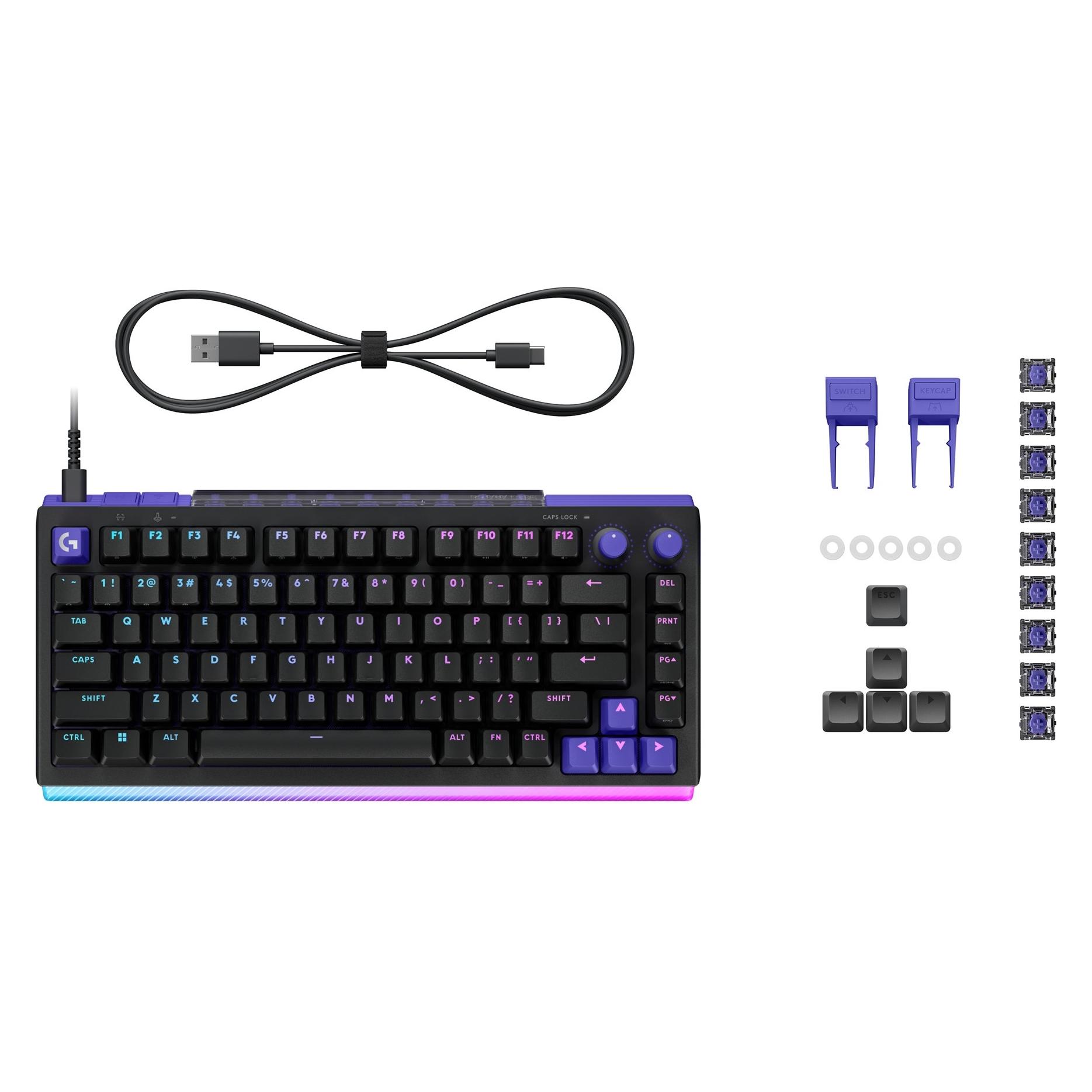 Logitech G512 X 75 - BLACK - US INT'L (US, Kabelgebunden) (920-013935)