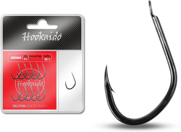 Hameҫon Delphin HKD ISEAMA / par 10+1 BN/2 Silver, Gray, Red BN/2