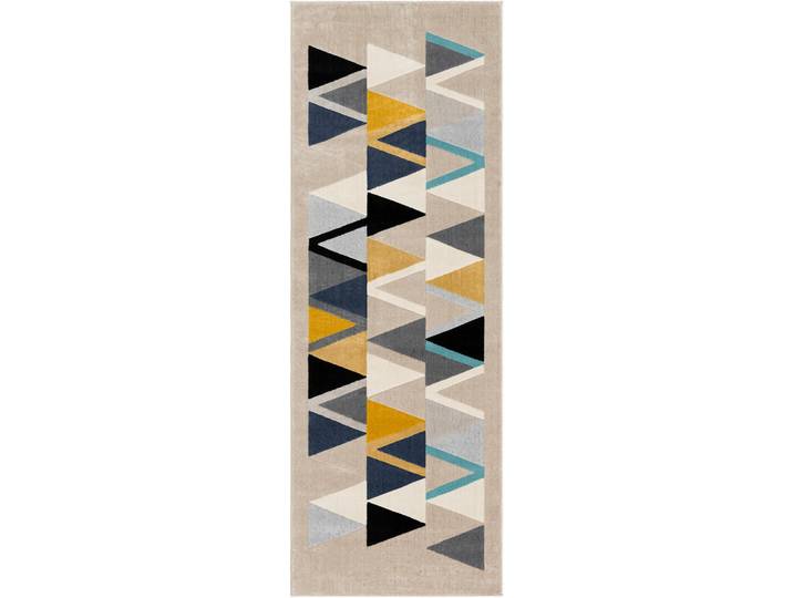 Livabliss Kurzflorteppich Delaney 80/220 cm Gelb, Pop-Art, Rechteckig, 80x220 cm, in verschiedenen Größen erhältlich, Teppiche und Böden, Teppiche