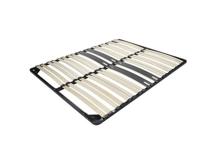 Sommier ergonomique à lattes - MON MOBILIER DESIGN - 200x200 cm - Renfort lombaire - 36 lattes dont 4 larges