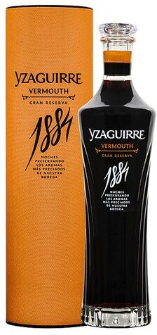 Yzaguirre Estuche vermut rojo 1884 gran reserva.