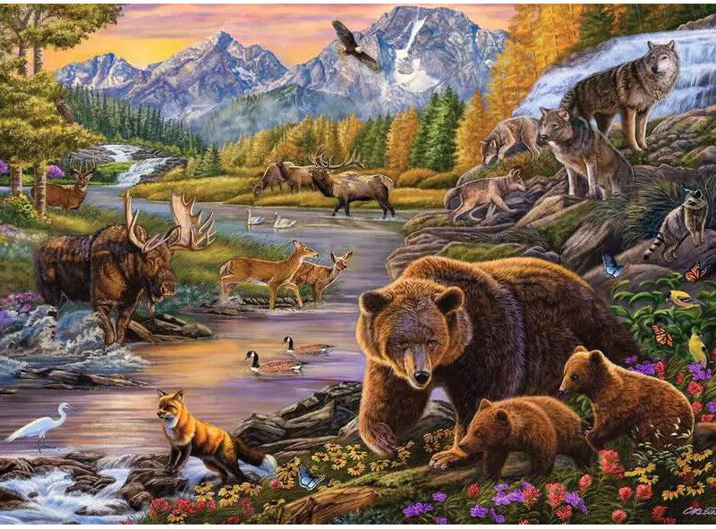 Puzzle Large 500 pcs La nature sauvage - Ravensburger