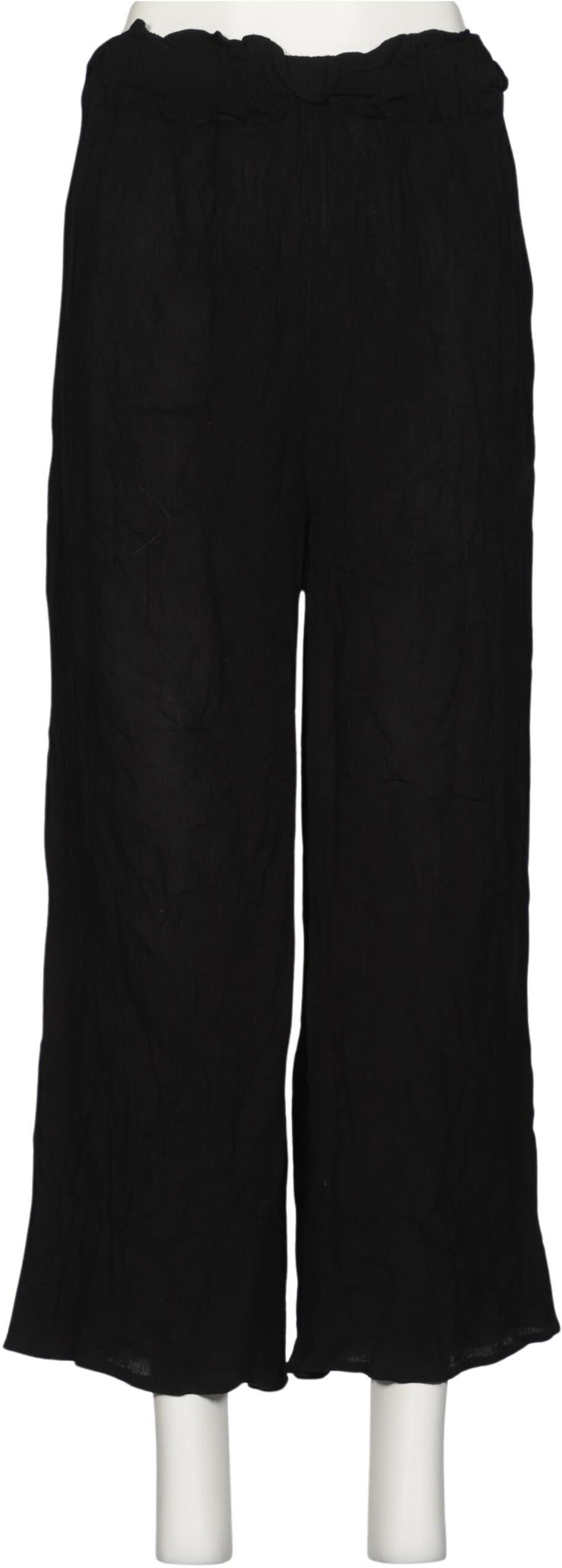 asos Damen Stoffhose, Schwarz, Gr. EU 38, Viskose - Second Hand