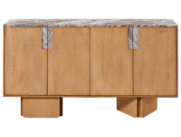Sideboard Mango 160x45x85 beige lackiert LUGANO #101