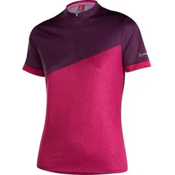 LÖFFLER Damen Trikot W BIKE SHIRT HZ STINE, Größe 44 in Rot Rot