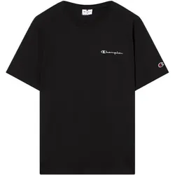 Champion, Herren, Sportshirt, schwarzes Herren-T-Shirt (XL), Schwarz