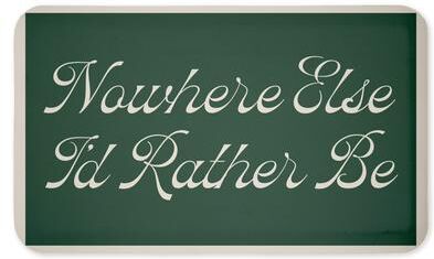 "Stupell Home Cursive Typography Kitchen Mat, 18x30 - 18"" x 30"""