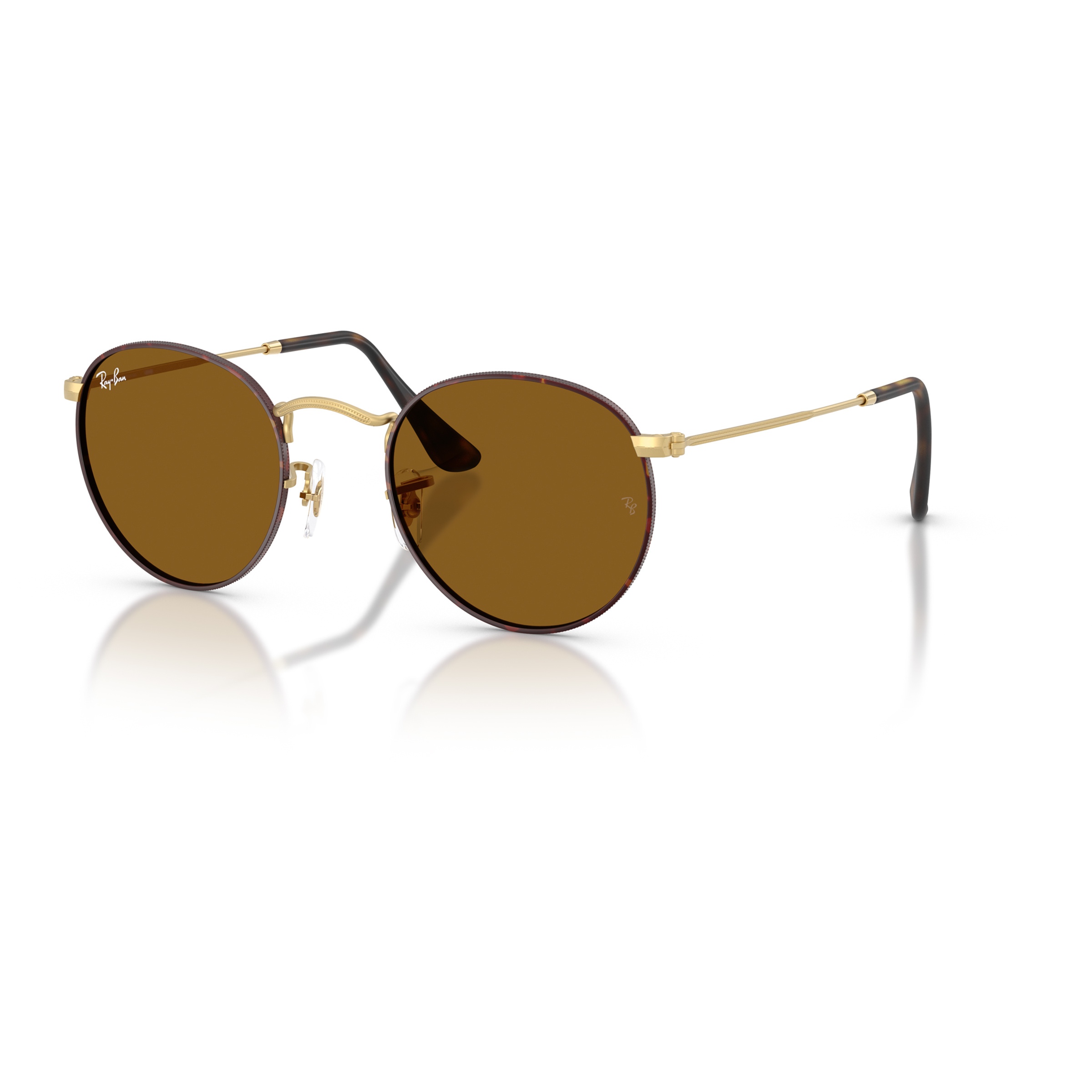 Ray Ban Round Metal Sonnenbrille Sonnenbrillen weiss Lifestyle