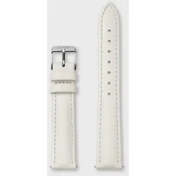 CLUSE - LEDER ARMBAND - weiß silber