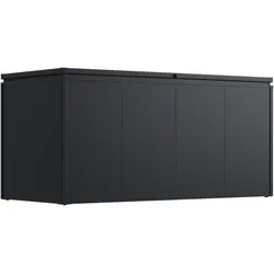 Weide Noble Gartenbox 2000 L   Aufbewahrungsbox aus Stahl   Anthrazit