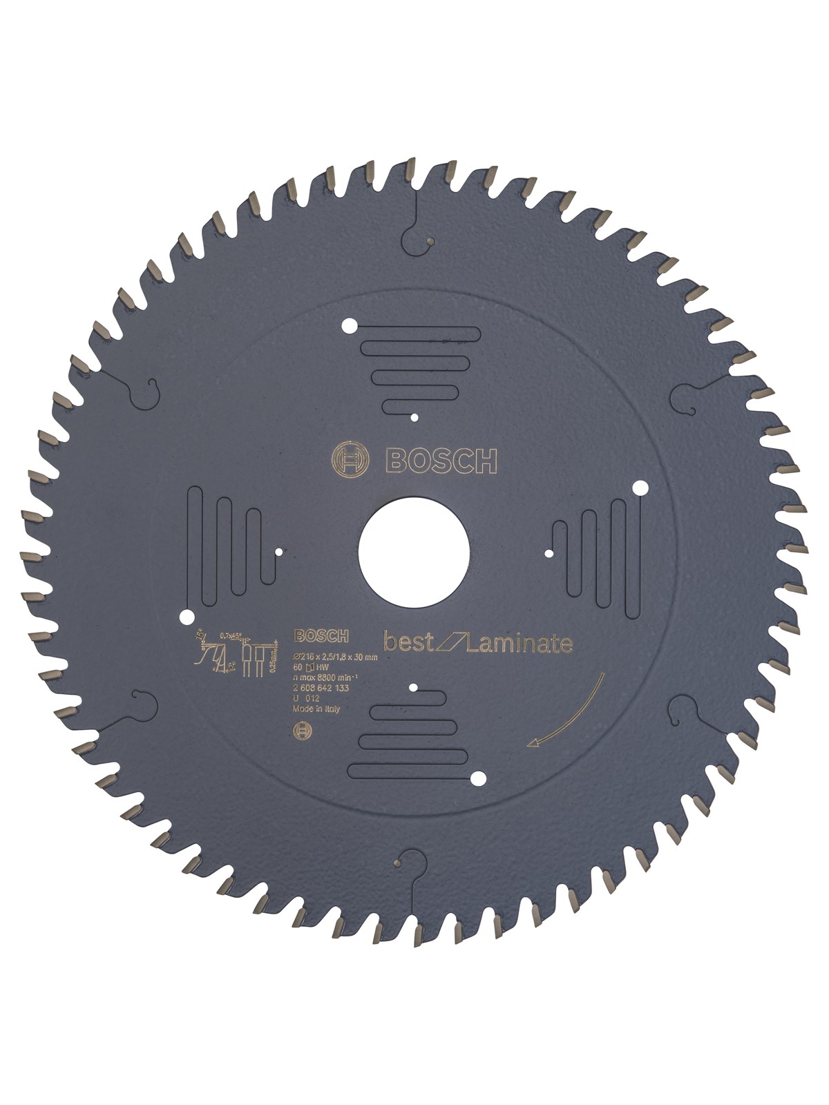 Bosch RUNDSAVKL BEST LAM 216X2.5X30MM 60T