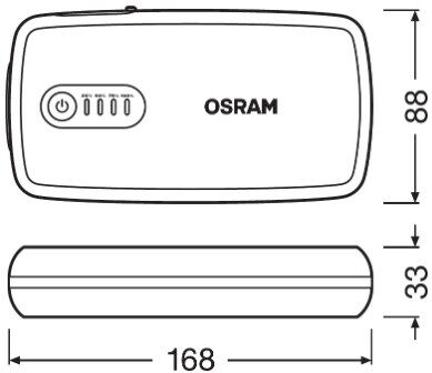 Osram Starthilfegerät Batterystart 300 Obsl300