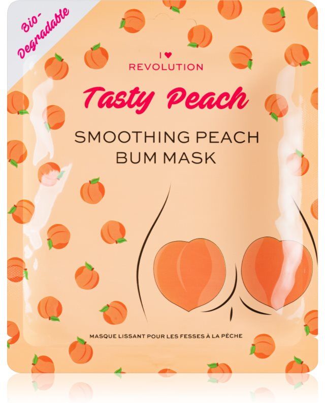 I Heart Revolution Tasty Peach masque hydrogel intense fesses et hanches 2 pcs
