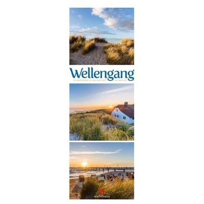 Wellengang Triplet-Kalender 2027 | Spaziergang entlang der Küste