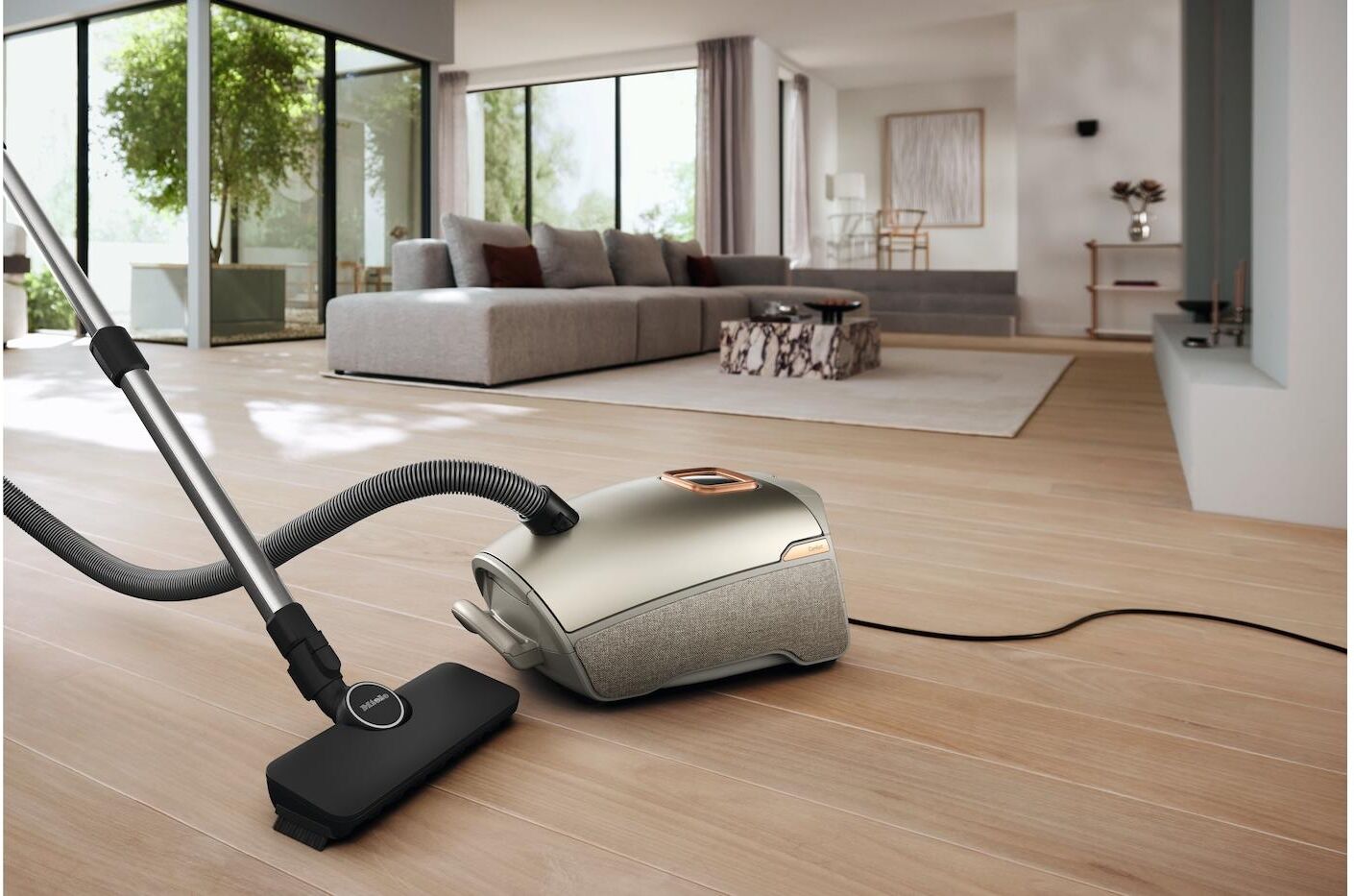 Miele Bodenstaubsauger "Guard L1 Comfort", beige (titanium), B:50cm H:23,9cm, Bodenstaubsauger, Bodenstaubsauger titanium Einheitsgröße