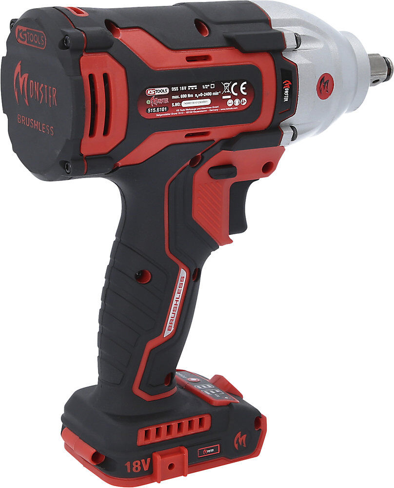 1/2'' Akku-Schlagschrauber Brushless, ohne Akku/Ladegerät, 18 V, 100 dB(A) KS Tools
