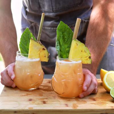 Libbey Tiki Split Tumbler Glasses, 15.75-ounce, Set of 4 - Set of 4