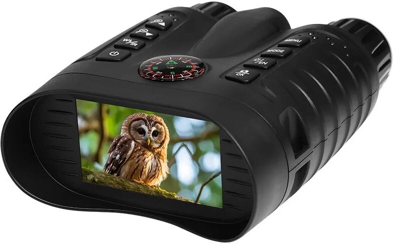 INF Jumelles de Vision Nocturne Numériques 4K avec Lampe Torche et Boussole - Longue Portée